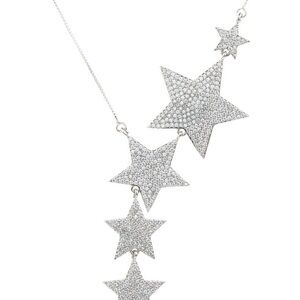 Eye Candy  LUXE 925 Sterling Silver Starry Necklace